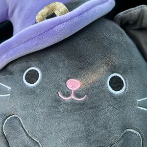 Squishmallows Halloween Calio Black Cat Pumpkin 10in new with tags!!